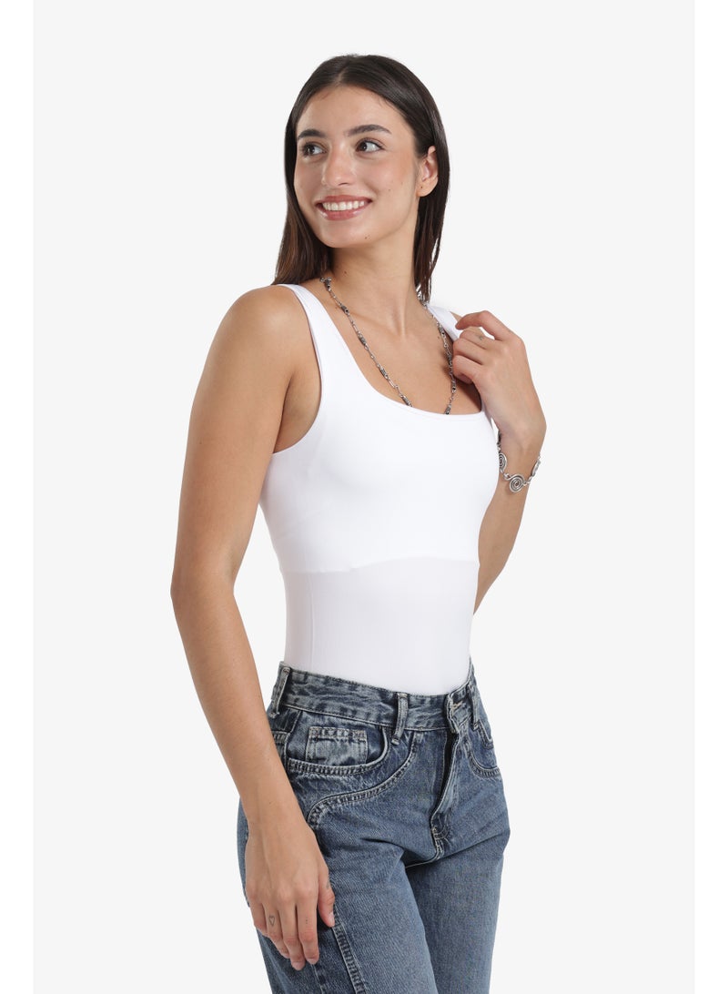 Clue Microfiber Square Neck Bodysuit - Image 3